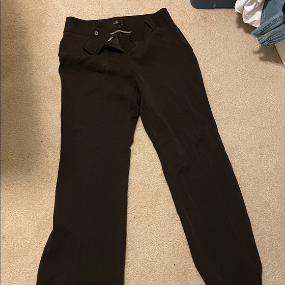 Rafaella Pants - Rafaella Women's Straight Leg Pants - Black